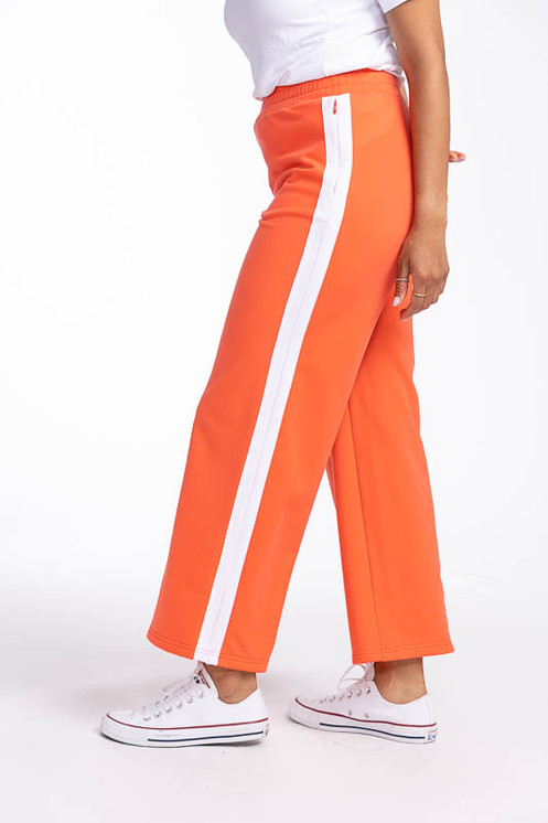 Kinona Wide Leg Crop Golf Pant - Coral Red