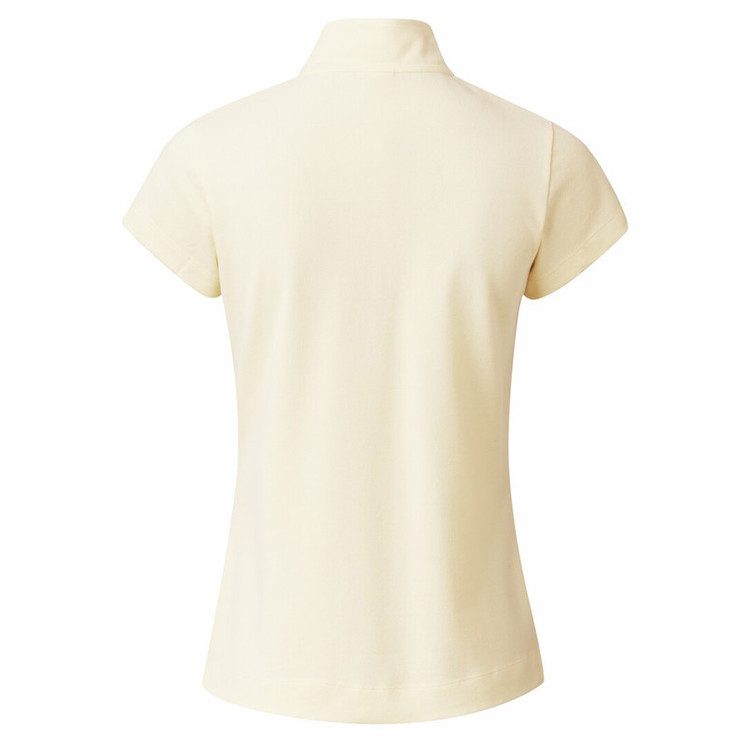 Daily Sports Kim Macaron Short Sleeve Woman's Polo Shirt - Yellow