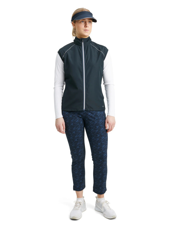 Abacus Ganton Stretch Wind Women's Golf Vest - Navy