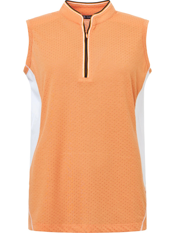 Abacus Sportswear  Erin Loosefit Women's Golf  Sleeveless Shirt - Turmeric