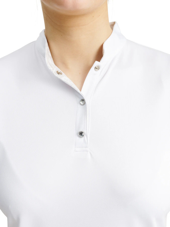 Abacus Sportswear Cherry Women's Golf  Sleeveless Shirt - White