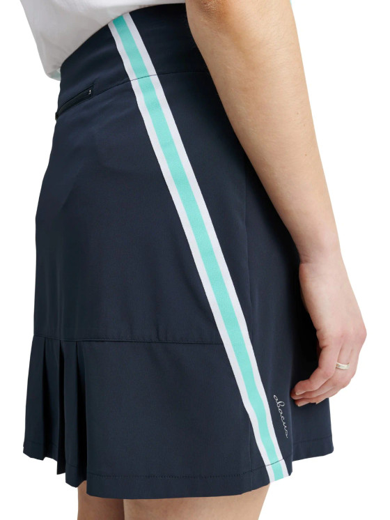 Abacus Sportswear Brook Stripe Women's Golf Skort - Navy