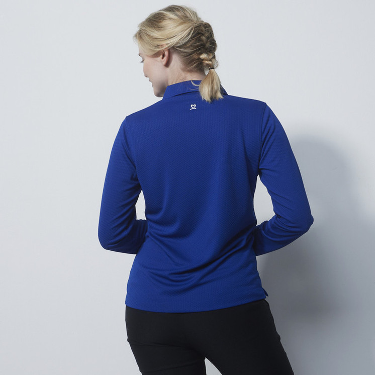 Daily Sports Spectrum Long Sleeve Polo Shirt - Blue