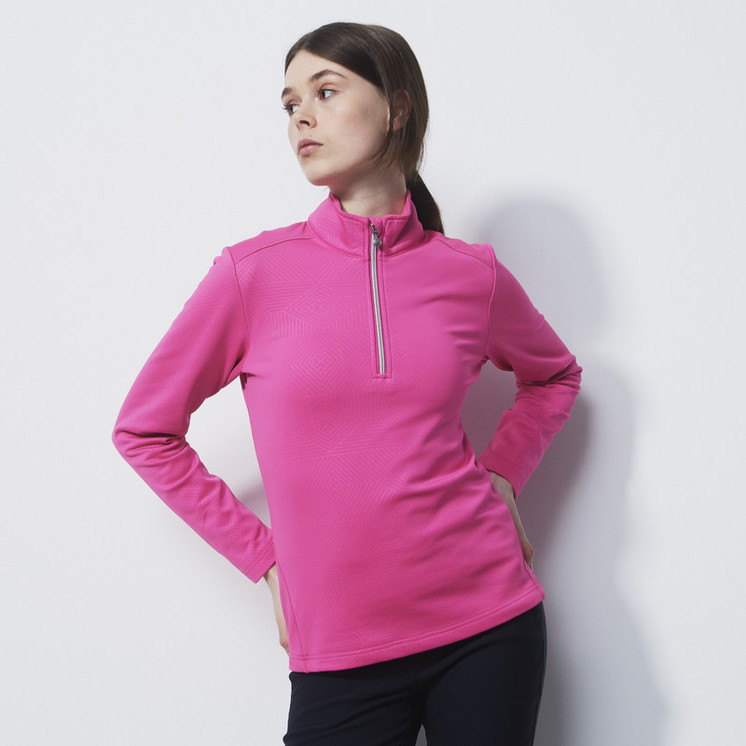 Daily Sports Tulip Pink Mid Layer Long Sleeve Woman's Top