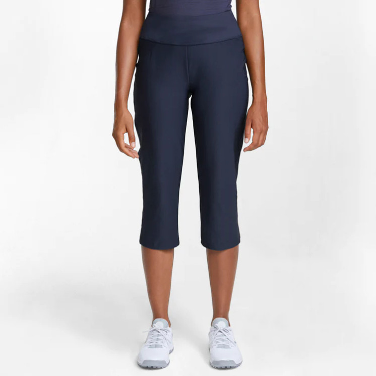 Puma Women's PWRShape Capri Golf Pants - Navy Blazer