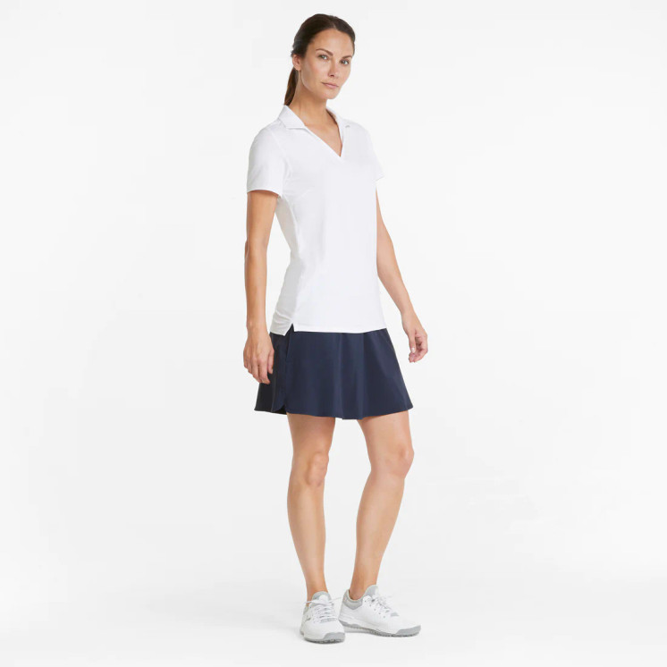 Puma Women's PWR Shape Solid Golf Skirt - Navy Blazer