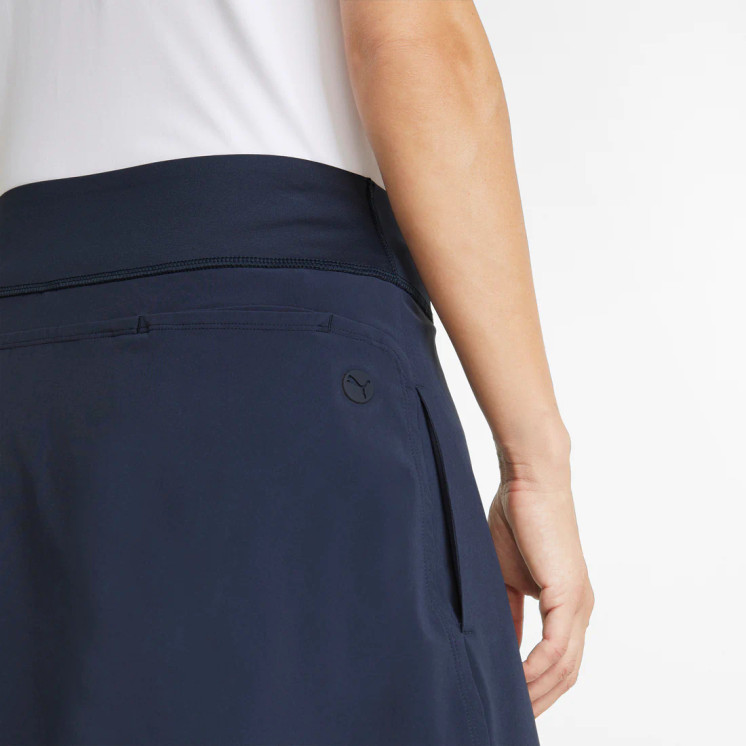 Puma Women's PWR Shape Solid Golf Skirt - Navy Blazer
