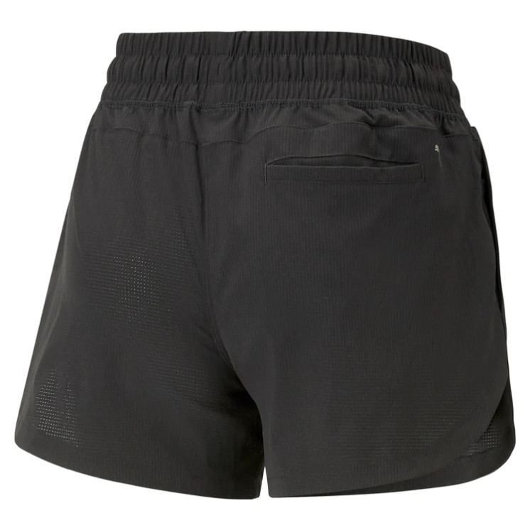 Puma Women's Vented Solid Golf Shorts - Puma Black