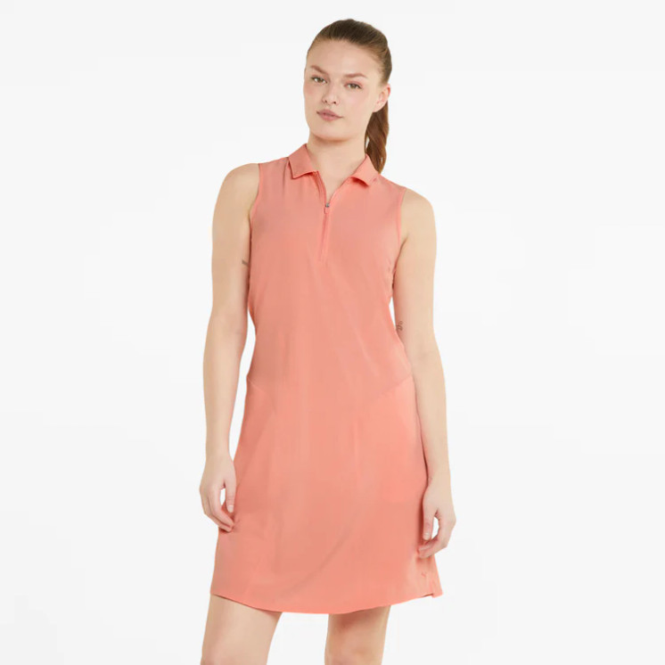 Puma Women's Cruise Golf Dress - Carnation Pink