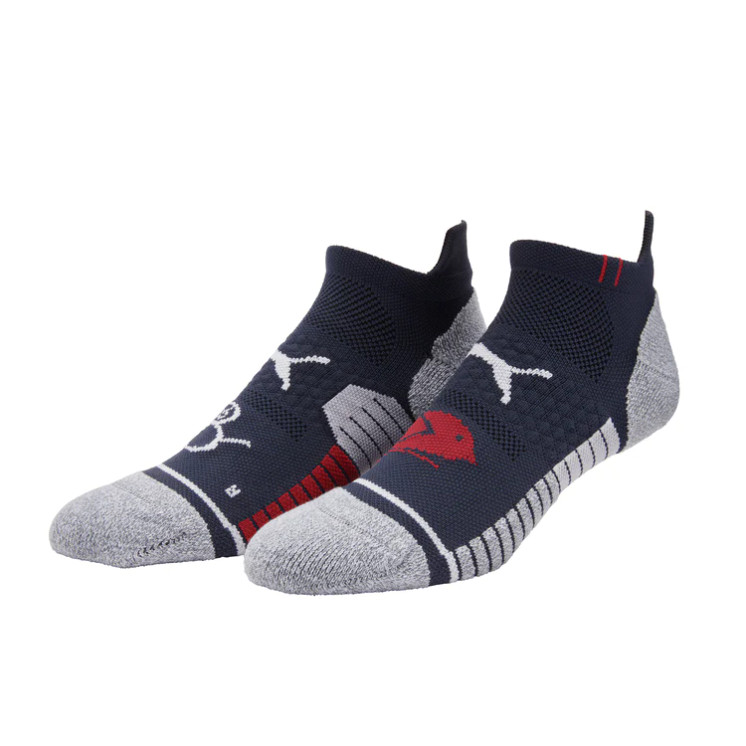 Puma Women's Tech Single Tab Golf Socks - Navy Blazer / Bright White