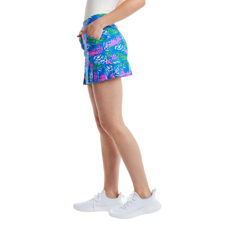 TZU TZU Kenley Women's Golf Skort - Feather Party