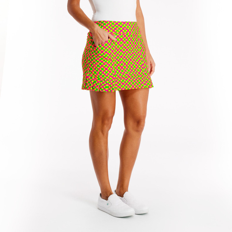 TZU TZU Kenley Women's Golf Skort - Jellybean 