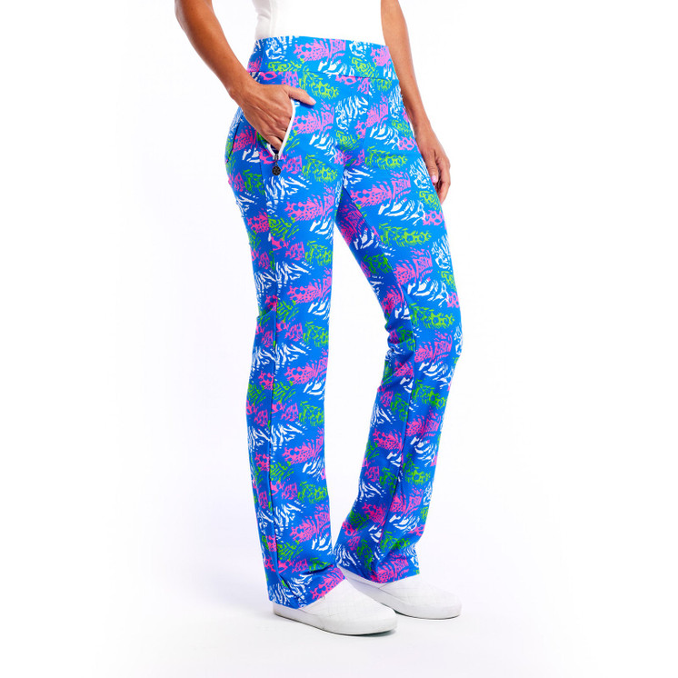 TZU TZU Lexi Women's Golf Pant - Feather Party