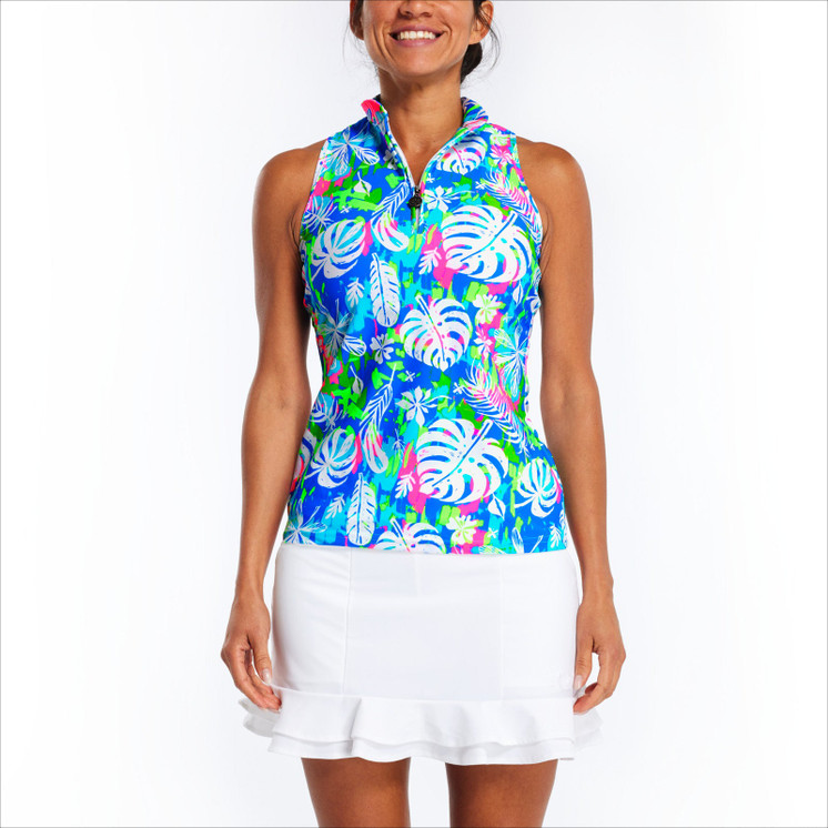 TZU TZU Bella Women's Golf Top - Fantasy Top