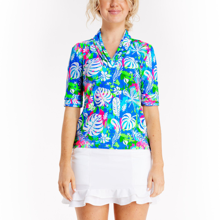 TZU TZU Rosie Women's Golf Top - Fantasy 