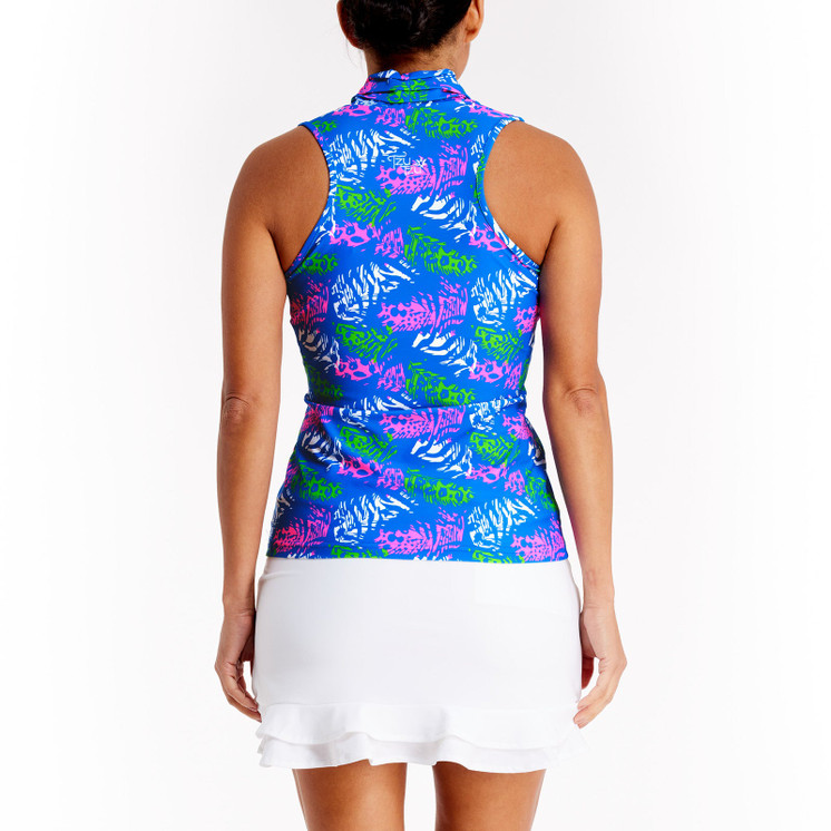 TZU TZU Zoey Women's Golf Top - Feather Party