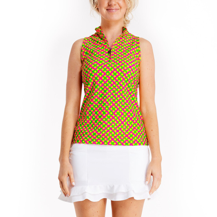 TZU TZU Bella Women's Golf Top - Jellybean 