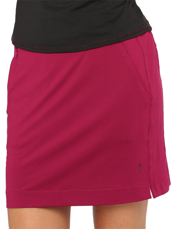 Belyn Key Essential Women's Golf Skort - Pomegranate