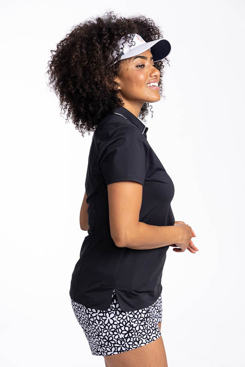 Kinona Classic and Fantastic Shortsleeve Golf Top Black