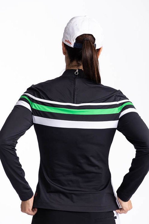 Kinona Winter Rules Longsleeve Golf Top - Black