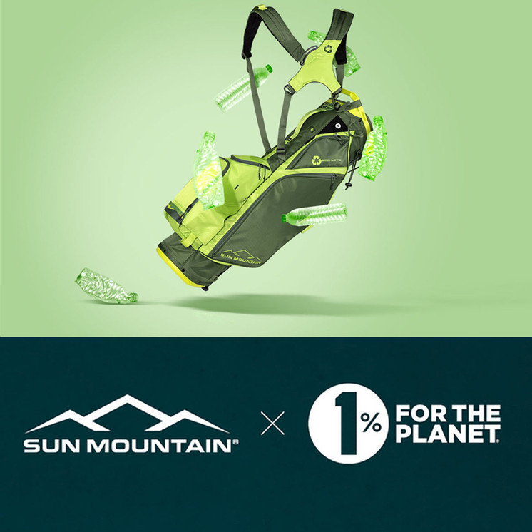 Sun Mountain Single Strap Eco-lite Cart Bag - Green-rush Green