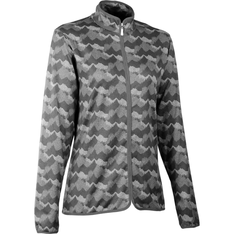 Sun Mountain Women's Bitterroot Golf Jacket - Gray Pattern