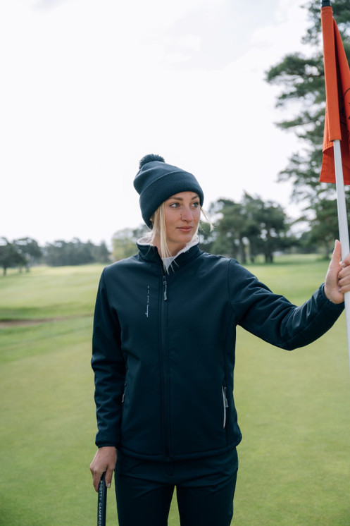 Abacus Muirfield Warm Softshell Women's Golf Jacket -  Navy