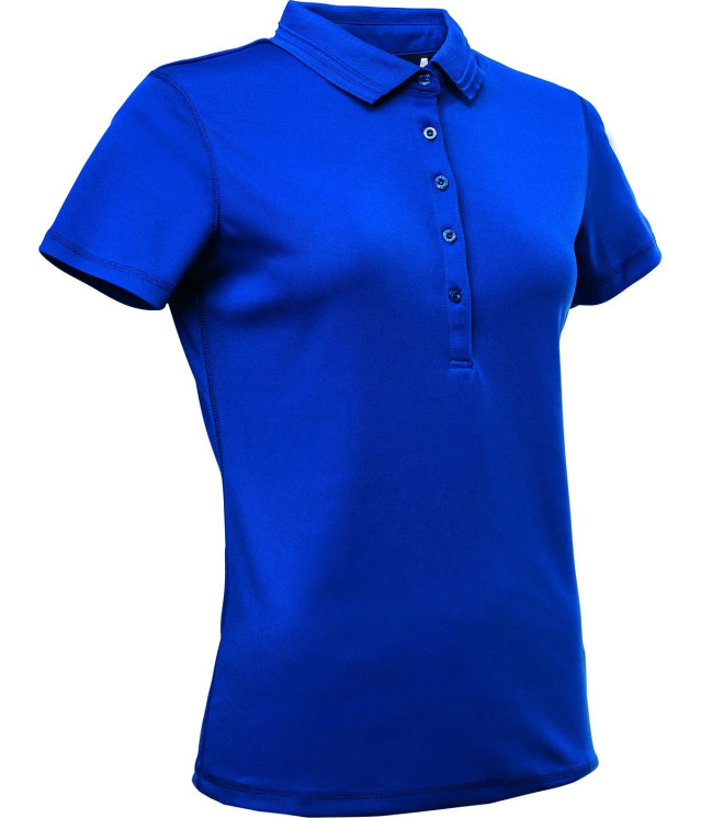 Abacus Clark Women's Golf  Short Sleeve Polo - Dk Cobalt