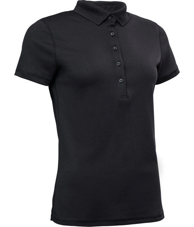 Abacus Clark Women's Golf  Short Sleeve Polo - Black