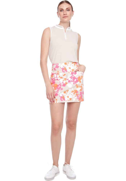 Swing Control Vented Techno Skort - Azalea 