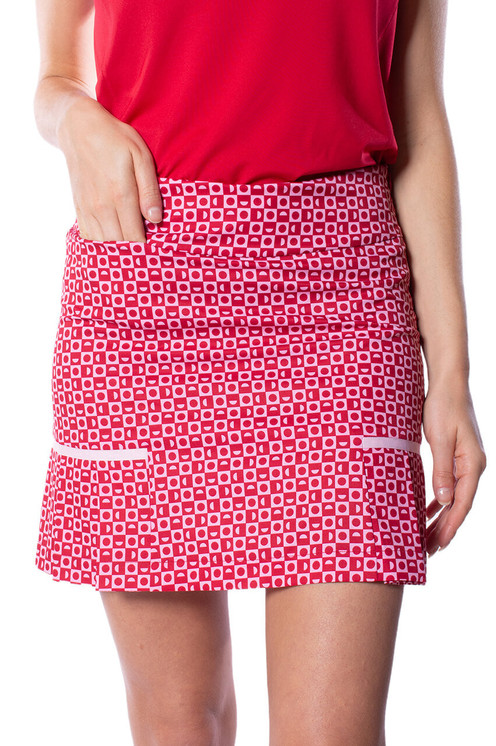 Golftini Possibilities Skort - Red-Pink