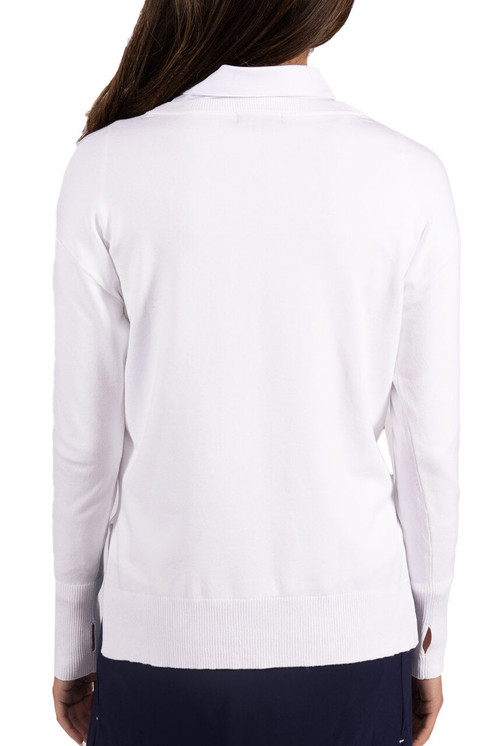 Golftini Relaxed Fit Sweater - White