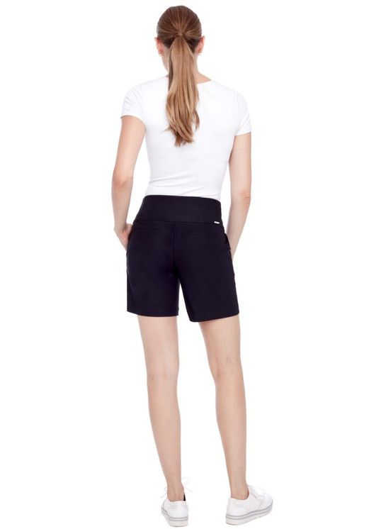 Swing Control Solid Airspun Short - Black