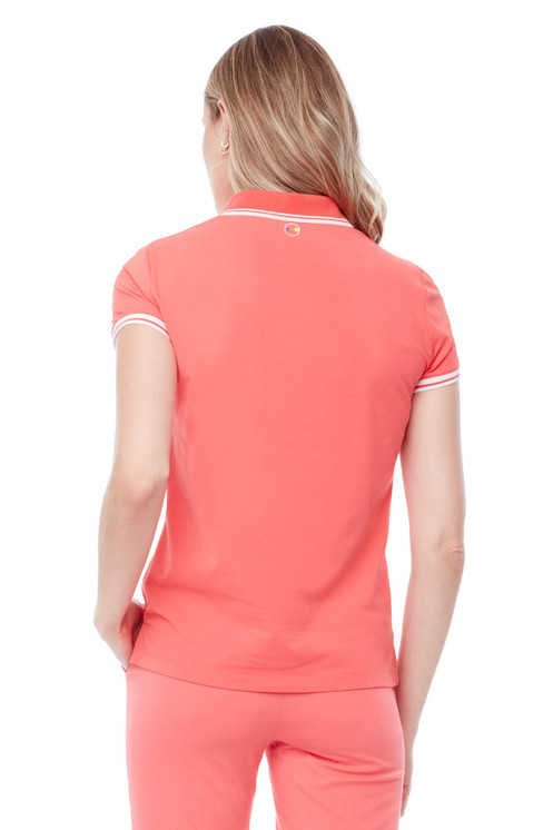 Swing Control Pique Short-sleeve Polo - Coral