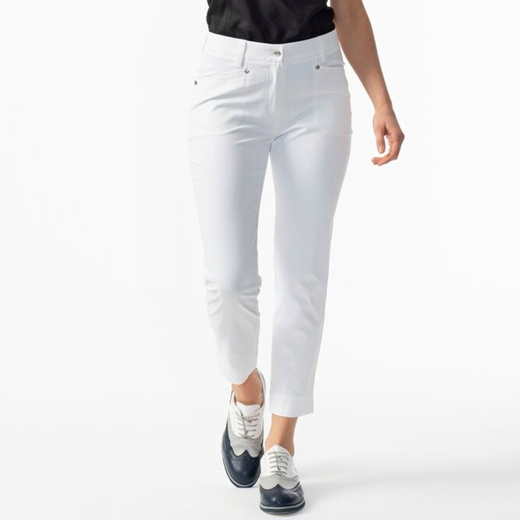 Daily Sports Lyric White High Water Ankle  Women's Pants - White