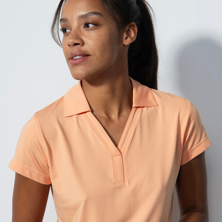 Daily Sports Anzio Cap Sleeve Polo Shirt - Kumquat 