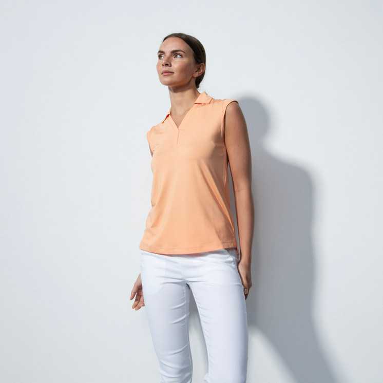 Daily Sports Anzio Sleeveless Polo Shirt - Kumquat 