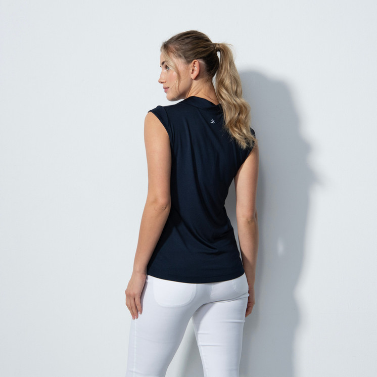 Daily Sports Anzio Sleeveless Polo Shirt - Navy 