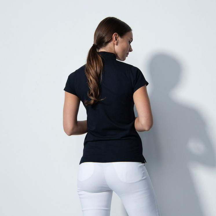 Daily Sports Kim Cap Sleeve Polo Shirt - Dark Navy 