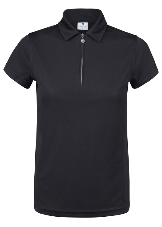 Daily Sports Womens Short Sleeve Golf Polo - Macy Navy