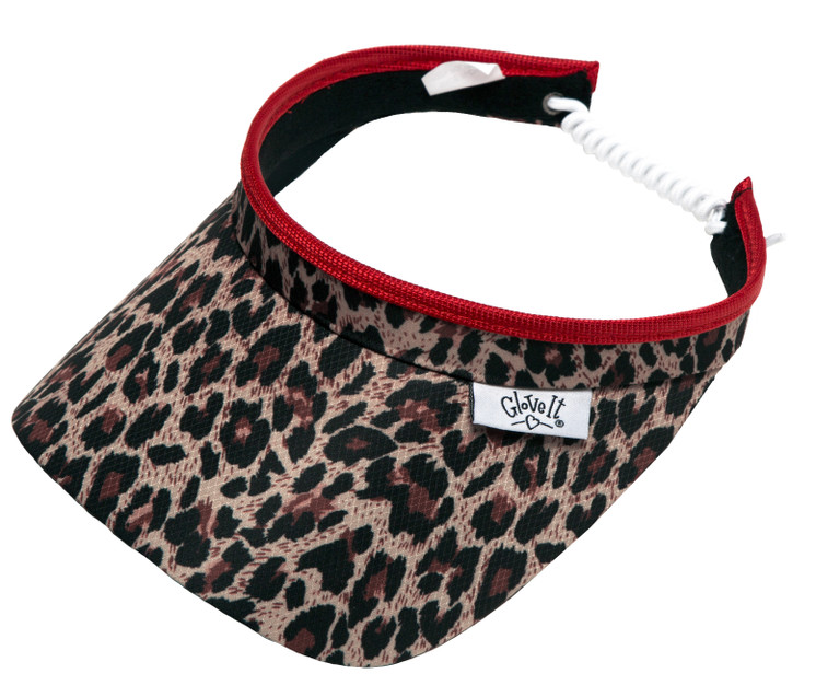 Glove It Women's Golf Visor - Leopard