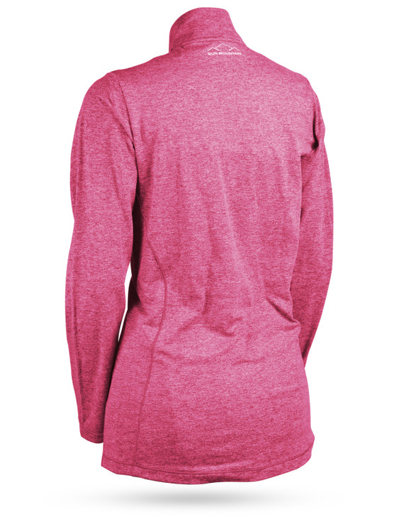 Sun Mountain Second Layer Women's Golf Pullover - Magenta Heather