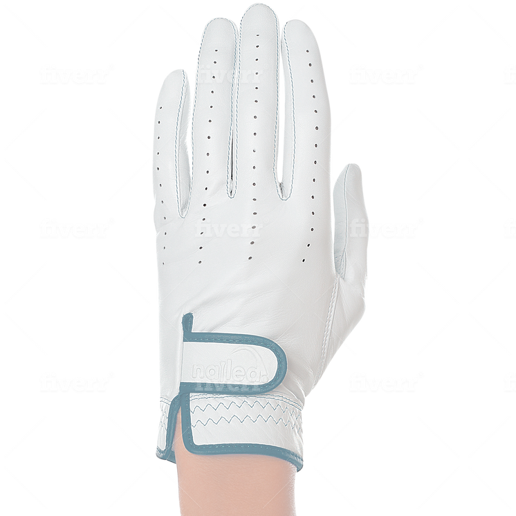 Nailed Golf Glove Luxury Collection (Standard Sizing) - Sky Blue