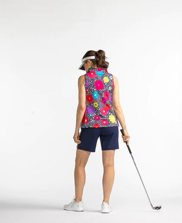 Kinona Sport Keep It Covered Sleeveless Women's Golf Top - Dahlia - FINAL SALE