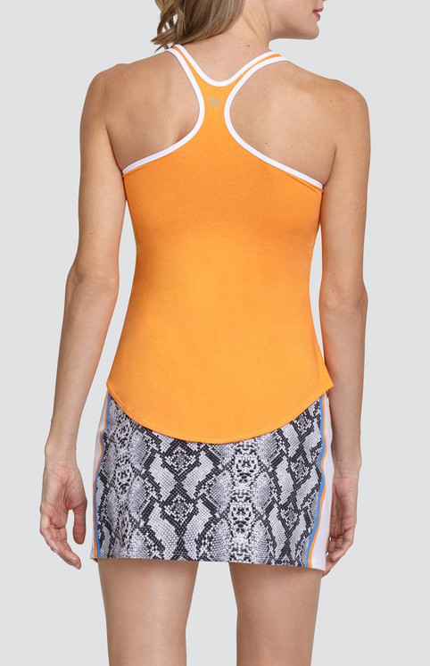 Tail Activewear Riza Ladies Tennis Tank - Marigold - FINAL SALE