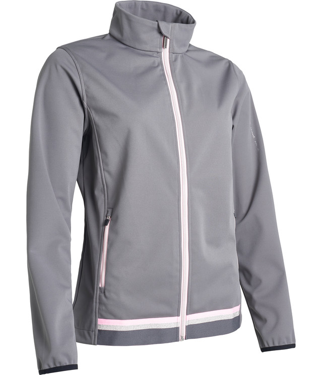 Abacus Sportswear Navan Softshell Women's Golf Jacket - Granite