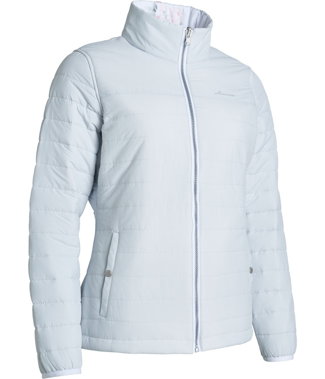 Abacus Sportswear Heaven Padded Reversible Women's Golf Jacket - Fog melange