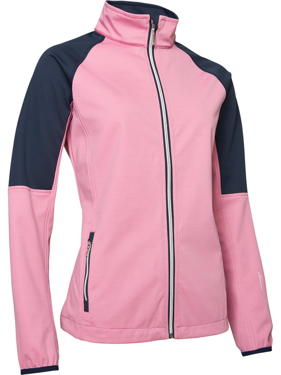 Abacus Sportswear Arden Softshell Women's Golf Jacket - Rhubarb