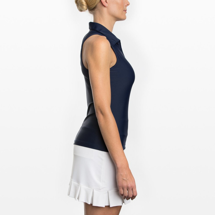 TZU TZU Sport Allie Women's Golf Top - Navy