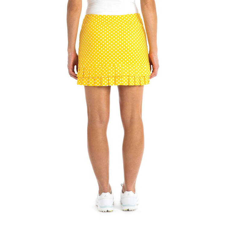 TZU TZU Sport ChaCha Women's Golf Skirt Lemon Dotty